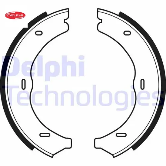 Fren balatası arka park frenı vıto w639 w447 delphı a6394200220 resmi