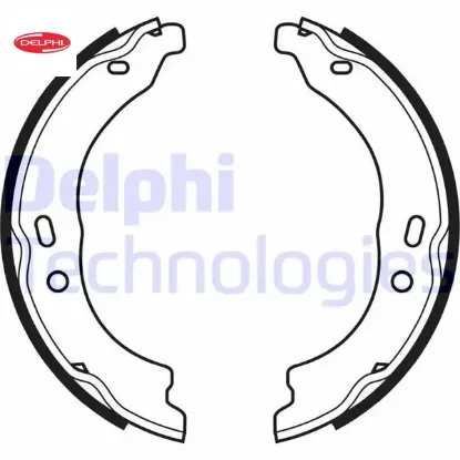 El fren pabuç balata ducato 06 11 jumper 2.2hdi 3.0hdi 06 11 boxer 2.2 3.0hdı 06 11 172x42 delphı 77364023/ 4241.N5/ 4241n5 resmi