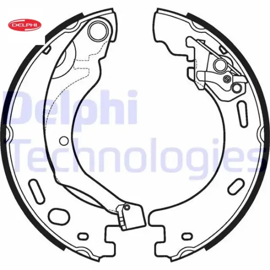 Fren balatası arka park frenı dıscovery 3-4 l319 range sport 1 l320 delphı lr031947 resmi