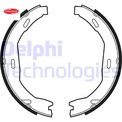 Fren balatası arka park frenı mercedes w204 s204 c204 a207 delphı a0044208620 resmi