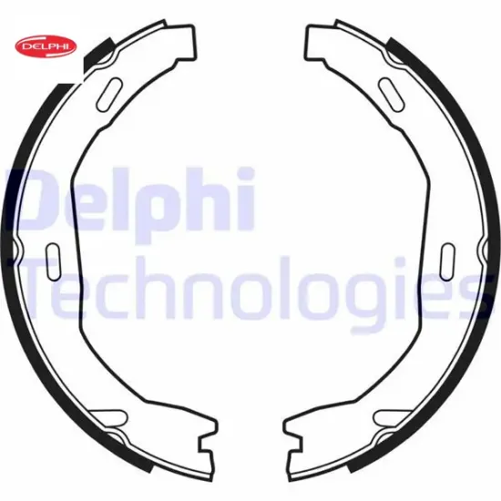 Fren balatası arka park frenı mercedes w204 s204 c204 a207 delphı a0044208620 resmi