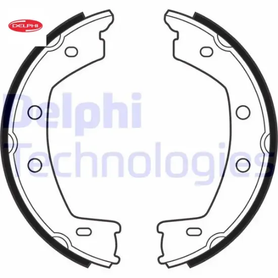 Fren balatası arka park frenı land rover freelander 2 l359 06 14 delphı lr001020 resmi