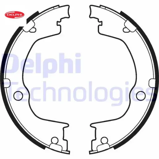 El fren balatası opel antara chevrolet captiva delphı 96626083/ 4804801/ 96625871/ 4804768 resmi