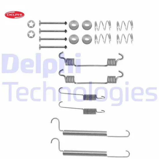 Arka fren pabuç montaj takımı astra. Combo. Vectra. Zafira 95 delphı 92607660/ 16007660 resmi