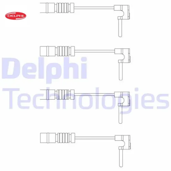 Balata fısı w201 w126 w168 w202 w124 w210 w140 4 adet delphı a1265402017 resmi