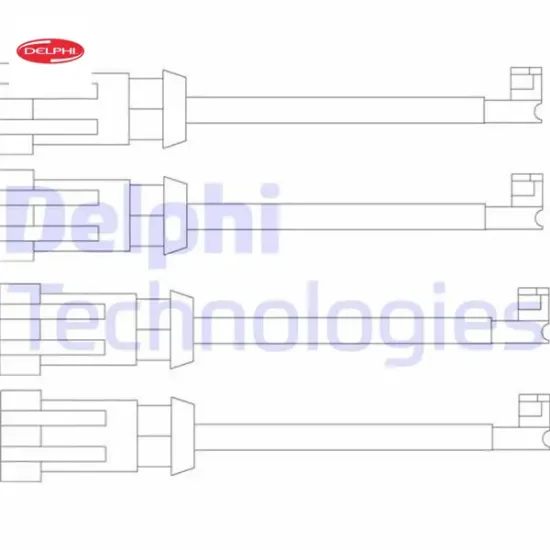Fren ikaz kablosu ön/arka daily. Daily ıı 96 05/06 delphı  resmi