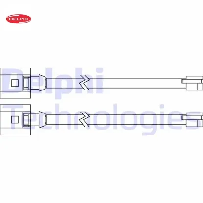 Fren ikaz kablosu ön cayenne; touareg 05/10 delphı  resmi
