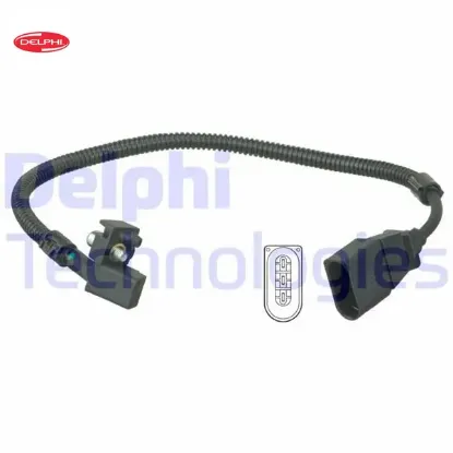 Krank mili sensörü - audı a2. Seat cordoba. Ibiza. Skoda fabia. Vw beetle. Bora. Golf. Polo 10/97 09 delphı  resmi