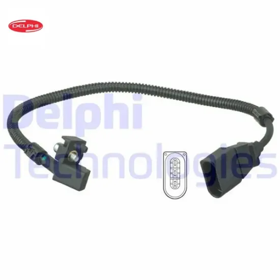 Krank mili sensörü - audı a2. Seat cordoba. Ibiza. Skoda fabia. Vw beetle. Bora. Golf. Polo 10/97 09 delphı  resmi