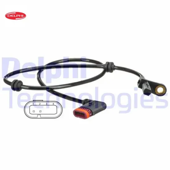 Abs sensoru arka s-class w221 c216 09 13 delphı a2215400917 resmi