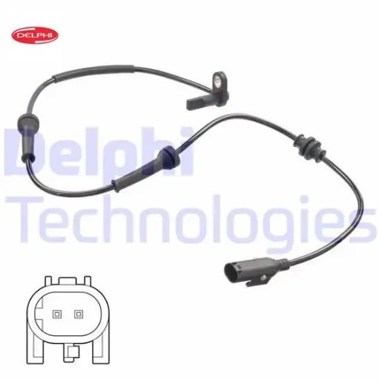 Abs sensörü ön sağ-sol fıorıno 09 lınea 09 punto 07 psa nemo-bıpper 09 1.3d mtj 1.4 delphı 51763164/ 52081843 resmi