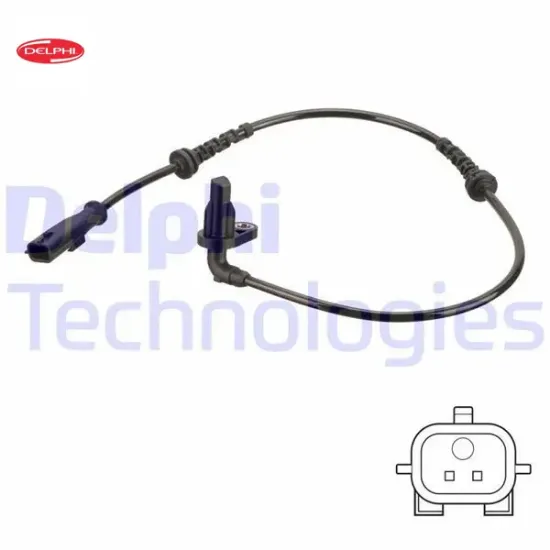 Abs sensörü sol arka duster 10 delphı 479007637r/ 8200862229/ 479006552r resmi