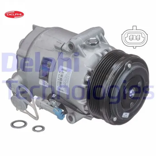 Klima kompresörü astra h 1.3 cdti 05>10 105mm z13dth delphı 6854066/ 93196863/ 13124754/ 93190258 resmi