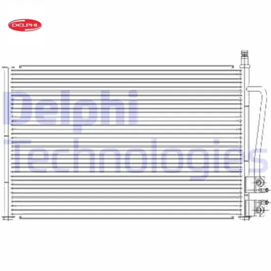 Klıma radyatoru kondanser fıesta fusıon 1.25 1.4 1.6 1.4tdcı 02 08 2 125 1.4 delphı 5s6h19710bb/ 1384859/ de9461480b resmi