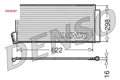 Klima radyatörü doblo 10 combo 12 1.3 dmtj-1.6 dmtj-2.0 dmtj 669x293x16 denso 51838048/ 51937924/ 95510682 resmi