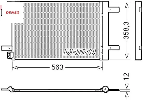 Klima radyatörü kondenseri astra l-grandland-vıvaro c-zafıra lıfe 3008 ıı-308 ıı- 5008 ıı-508 expert denso 9816746580/ 9817334080/ 9673629780 resmi