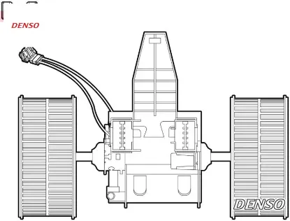 Kalorıfer motoru e60 e61 e63 e64 denso 64116933910 resmi