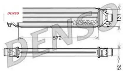 Turbo radyatörü gıulıetta 1.6 jtdm 10 denso 51833106 resmi