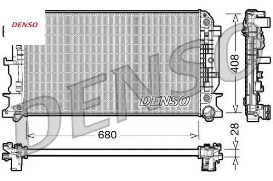 Motor su radyatoru sprınter b906 06 otomatık sanzıman denso a9065001502 resmi