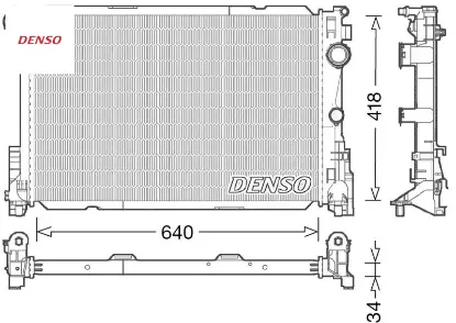 Motor su radyatoru w204 s204 c204 c218 w212 c207 r172 denso a0995002703 resmi