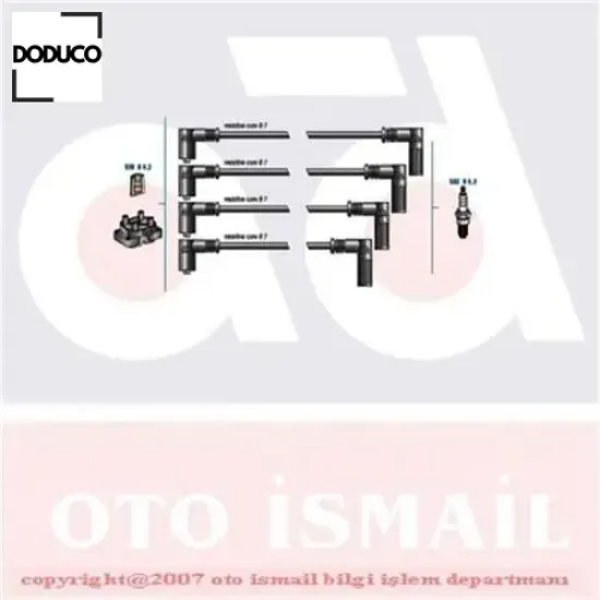 Buji kablo tk. Dkş-doğan 1.6 i.e slx doduco 46429472 resmi