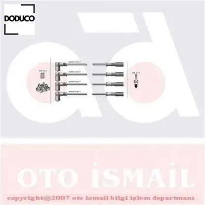 Buji kablo tk palıo-palıo weekend-sıena 1.2 ie s doduco 7776810 resmi