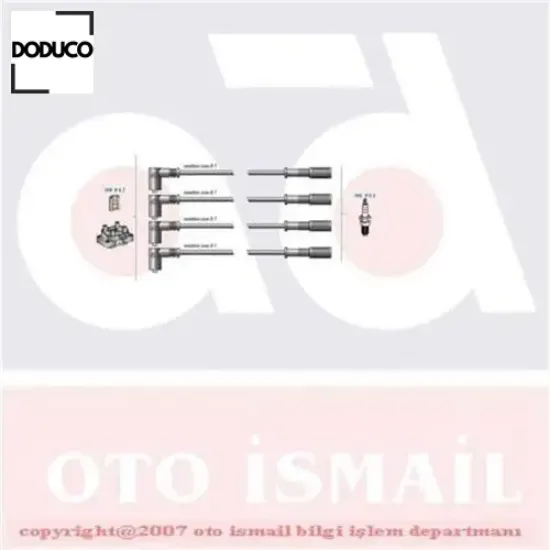 Buji kablo tk palıo-palıo weekend-sıena 1.2 ie s doduco 7776810 resmi