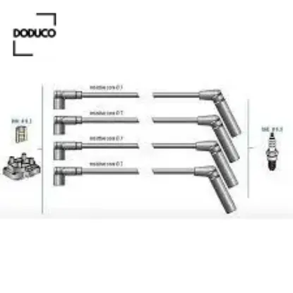 Buji bobin kablosu uno 70 sx 1.4 94-00 karbüratörlü motor doduco 7716094/ 7620467 resmi