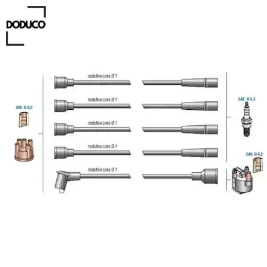 Buji kablo tk r9 spring-12 van doduco 7702252160 resmi