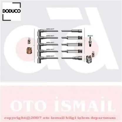 Buji kablo tk metal tüplü vectra a 1.8 ie 93-95 doduco 1612558 resmi