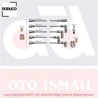 Buji kablo tk tipo 1.4 ie- 97-99 doduco 98802378 resmi