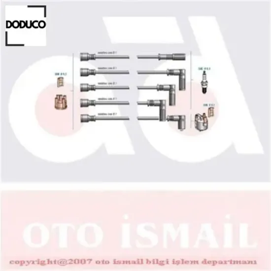 Buji kablo tk tipo 1.4 ie- 97-99 doduco 98802378 resmi
