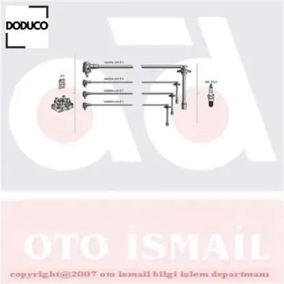 Buji kablo tk corolla 1.6 ie 4afe-ae100 92-98 doduco 9091922327 resmi