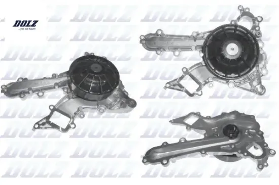 Devırdaım pompası mercedes m276 w205 s205 c205 a205 c218 w212 c207 c253 c292 w166 w222 r172 dolz a2762000801 resmi