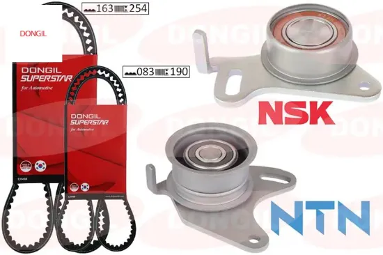 Triger kayış seti eksantrik seti h100 2.5l d4bx 4d55 panelvan. Kamyonet e.m. 88-96 / l200 l300 2.5l dongıl 2431242101/ 2335642011/ 2431742000 resmi