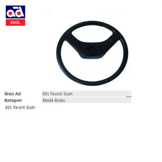 Direksiyon simidi siyah ym 00014 ekol  resmi