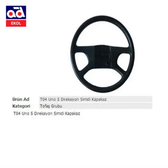 Direksiyon simidi uno s em kapaksız 00011 ekol  resmi