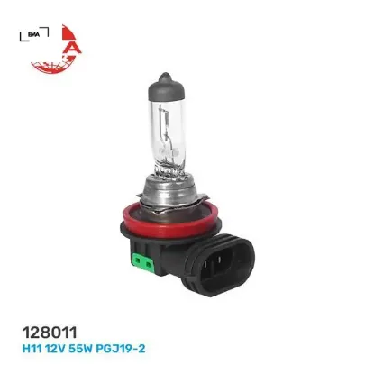 Halogen ampul h11 12v 55w pgj19-2 ema  resmi