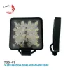 Çalışma lambası 16 led kare 12-24v 25mm ema  resmi