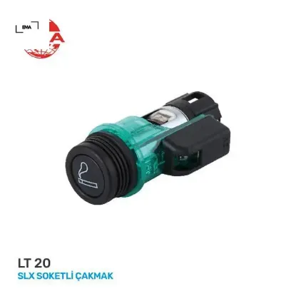 Komple çakmak soketli slx-dkş-doblo-sıena yeşil / 3 fişli ema  resmi