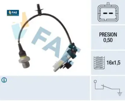 Yağ basınç müşürü p207-p208-p308-p508-p3008-p5008-partner-berlıngo-c3-c4-ds3-ds4-ds5 1.6 hdı dv6c fae 1131.K9/ 9670363580 resmi