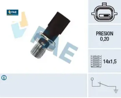 Yağ basınç müşürü renault kangoo ıı 08> dacıa logan 06> sandero 08> 1.4 k7j 1.6 k7m fae 6001548045/ 8200359635/ 8200671274 resmi