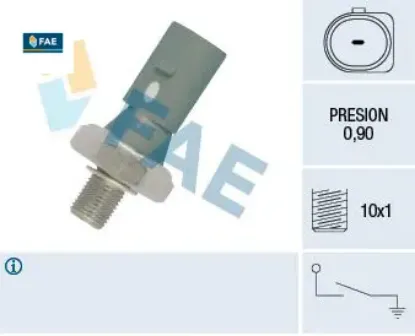 Yag basınc musuru 0.75>1.5 bar 1 kutuplu caddy eos golf passat-cc phaeton poloc touareg t5 a3 a4 fae 038919081b resmi