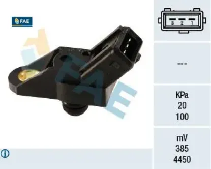 Basınç map sensörü 106-206-306-406-p605-partner-berlıngo-saxo-xsara-zx-xantıa 1.1-1.4-1.6-2.0 tu 1-t fae 1920.9h/ 1920.0e/ 96182615/ 9618261 resmi