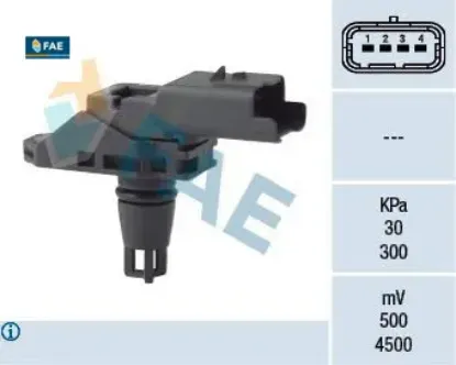 Hava sıcaklık map sensörü 207-208-301-308-407-508-3008-5008-partner expert-c3 ıı-c4 ıı-c5 ııı-ds3 ds fae av6q/ 12b676/ ba/ 1920.Qr resmi