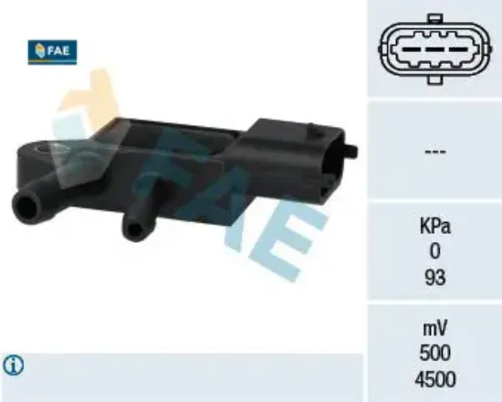 Egzoz basınç sensörü  astra h-vectra c-zafıra a 1.9 dth egea 15> doblo 10> ducato 10> linea 09> fior fae 93185556/ 51908411/ 1610531380 resmi