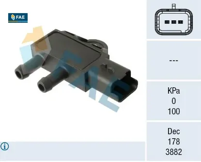 Basınç sensörü map sensörü astra l 21> corsa f 20> combo e-vıvaro c-grandland-zafıra lıfe 19> 208 19 fae 9677816180/ 3637931 resmi