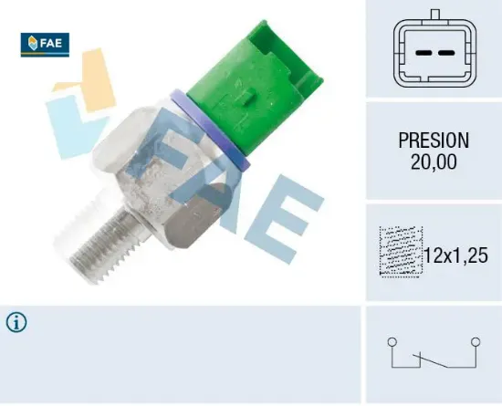 Direksiyon basınç müşürü partner-berlıngo-p206-p306-p307-p406-xsara-c4 96>15 fae 9677899580/ 4015.09/ 9632675080 resmi
