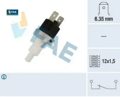 Fren stop müşürü 2 fiş corsa a-b omega a-tıgra-ascona c fae 90059582/ 1240590 resmi