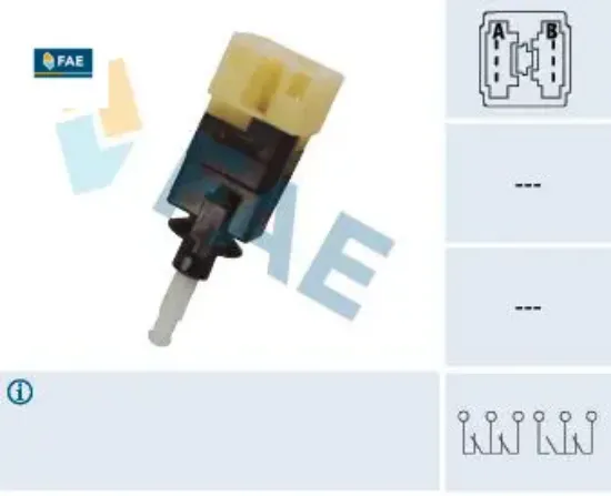 Fren lamba salterı w202 c208 w210 s210 w163 w220 w461 w463 b901 b904 fae a0015456409 resmi